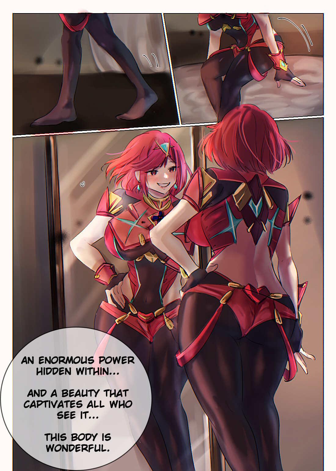 Hentai Manga Comic-Possessing Pyra and Mythra-Read-6